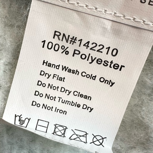 Chunky Knit Teal Aqua Fringe Wrap Scarf 21x80 - Picture 8 of 9